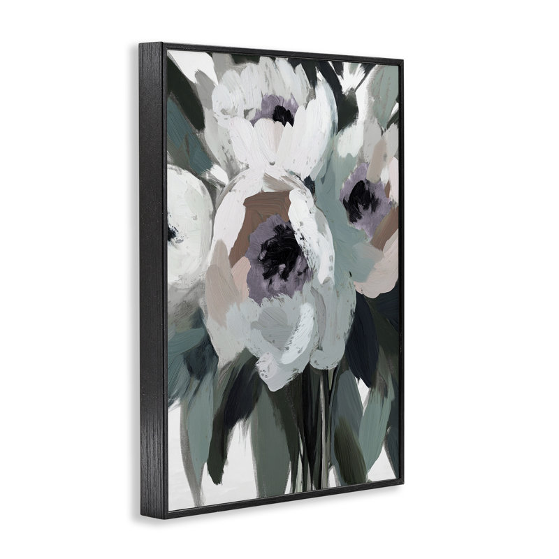 L'absence de chagrin, estampe numérique, design par Annabelle Hall, Giclée encadrée noir minuit, H 24 po x l 16 po