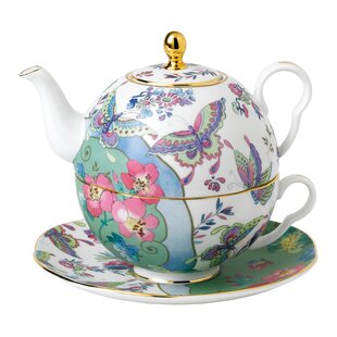 Blooming Tea Pot Set Butterfly 24oz Tea Warmer Cozy - Tea Beyond