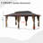 12 Ft. X 24 Ft. Heavy Duty Hardtop Aluminum Gazebo, Extra Large Outdoor Patio Gazebo, Weatherproof Backyard Shade Structure-124443971