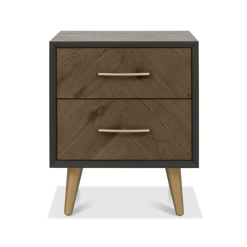 Aedric 2 Drawer Bedside Table