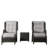 Mathis Rattan 2 - Person Seating Group with Cushions-67562071