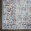 Tapis oriental rectangulaire en polyester lavable à la machine 8 pi x 10 pi Quillin-93874888