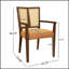 Ensemble de 2 chaises de salle à manger élégantes en rotin avec accoudoirs à dossier, durables et confortables pour les intérieurs modernes-1657818121-1657818135