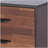 Walnut and Espresso 3-drawer Rectangular Accent Table