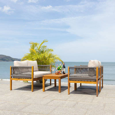 Izzah 4 Piece Sofa Seating Group with Cushions by Latitude Run