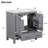 Transitional Style Bathroom Double Storage Vanity Set With Double Ceramic Sinks-110711703