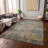 Machine Washable Indoor/Outdoor Claudian ACN1650 Sage Rug-104345717