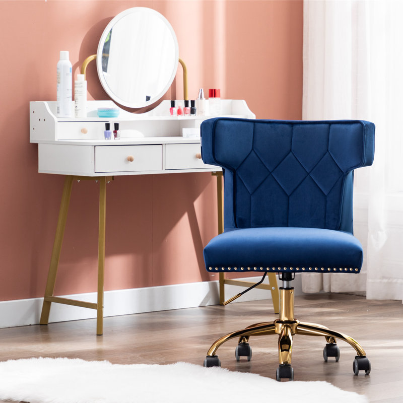 Chaise de travail gager, Bleu marine