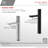 Stylish Single-Handle 11" Matte Black Silver Vessel Bathroom Faucet-124824919