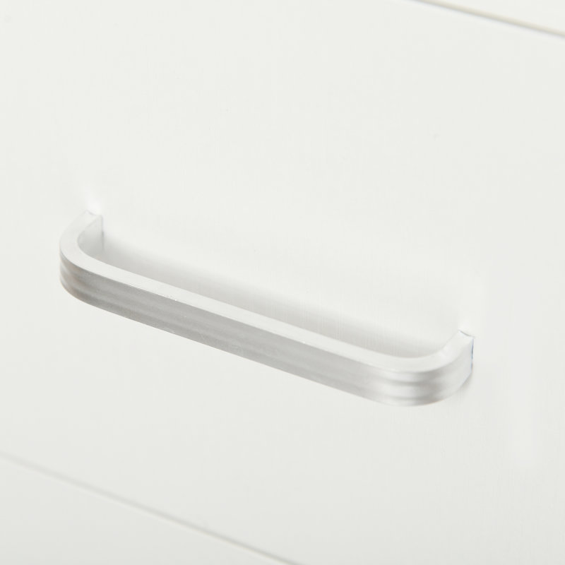 180? Rotating White L-Shaped Computer Desk with Storage, Drawer & Cabinet