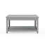 Table basse en bois de 36 po de largeur Lund Coventry, de conception moderne et traditionnelle, avec tablette ouverte et rangement, chalet, loft, appartement, mobilier d'appoint, table de bout, table d'appoint, finition grise-768003455