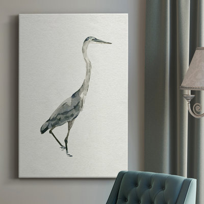 Saltwater Herons I - peinture sur toile tendue