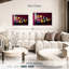 Impression sur toile de table de billard rouge-715624915
