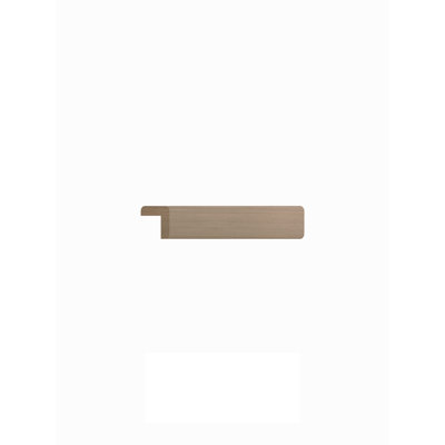 Moulure de coin extérieure de 96 po, bois beige, OCM-TW