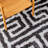 Janitra Shag Hand Tufted Performance Geometric Rug-12414447