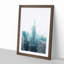 Empire State Building in New York in Abstract - Picture Frame Graphic Art Print-55725323-55725326