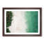 The Green Kalama Beach in Hawaii in Abstract - Picture Frame Graphic Art Print-55738021-55738026