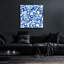 Art mural en verre épique «Eloquent Symphony 6» par Laura Gibson, 36 po x 36 po-35970011