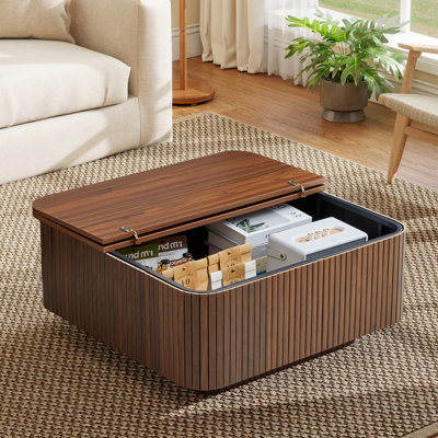 Square Coffee Table With Storage