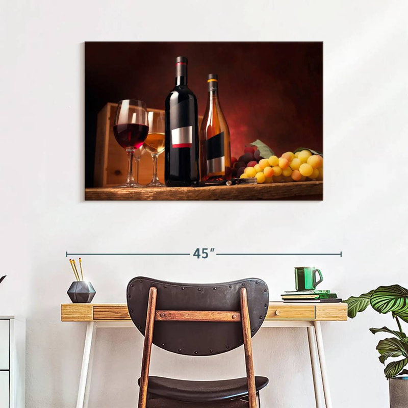 Yarlin Wine On The Table, 26" H x 39" W