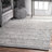 Kallye Chevron Striped Flatweave Ivory/Light Gray Indoor/Outdoor P.E.T. Area Rug-1027254664
