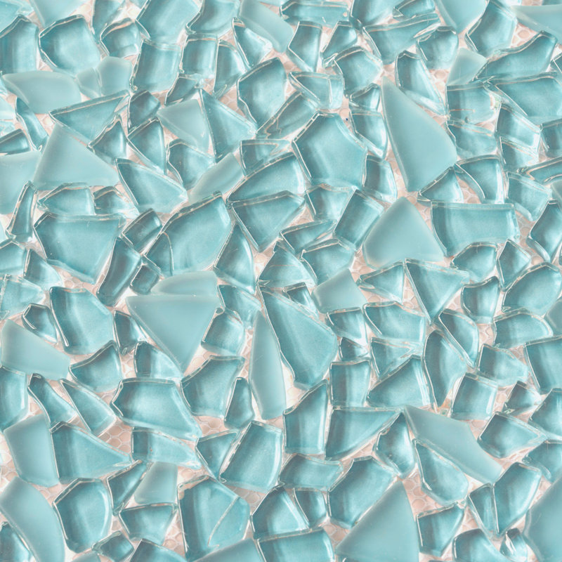 Carreaux de mosaïque en verre, Bleu