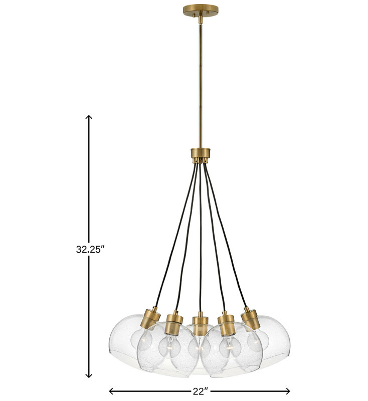 Sevilla Kiyo 5 - Light Dome Pendant