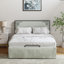 Lit plateforme tapissier Neilius avec housse lavable-92576042-92577772