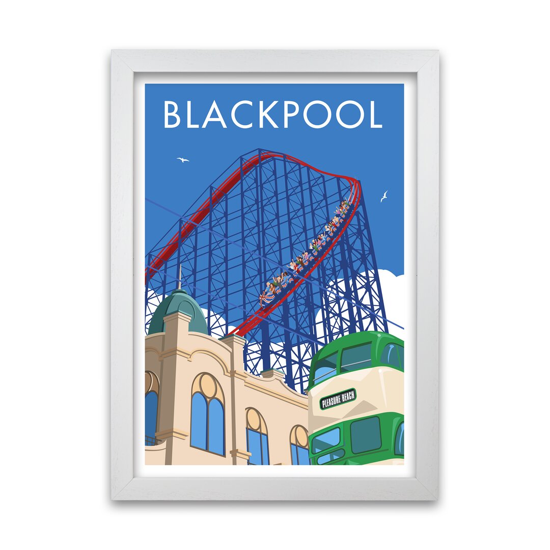 Plakat Blackpool Pleasure Beach von Stephen Millership