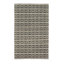 Tapis rayé noir en laine fabriqué à la main Selene-16700908