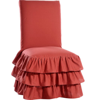 Cotton Box Cushion Dining Chair Slipcover