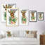 Girafe, animaux sauvages - Illustration sur toile-187305109-187305105