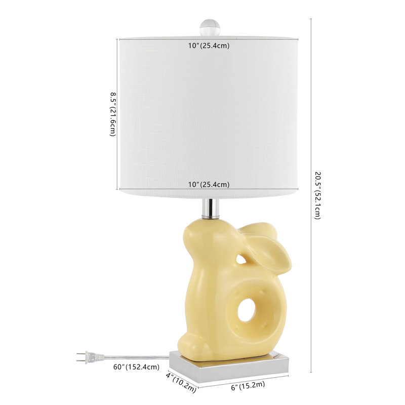 Bystrom Ceramic Table Lamp, Yellow