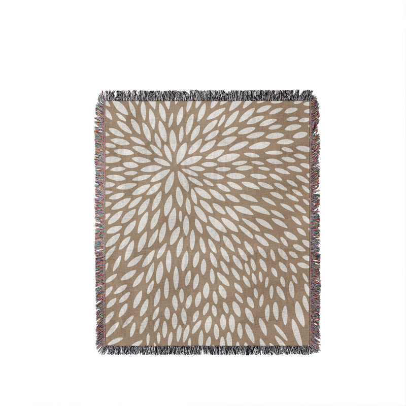 Jeté en coton Addy, 50x70, Beige