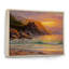 «Ocean Sunset And Waves IV», reproduction sur toile flottante-1040312542-1040312518