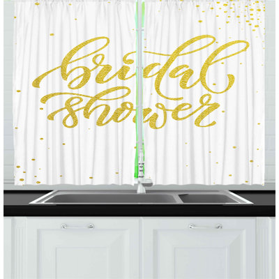 Pointed Kitchen Curtain