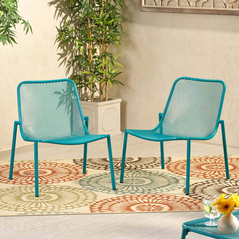Patio Chair, Teal