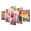 Soren - Plumeria, ensemble d'art sur toile