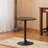 Laterrian End Table Belham Round Top Adjustable Height with Base Metal Bar Table-925287618-925287620-925699263