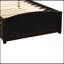 Lit plateforme simple avec lit gigogne