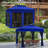 Outsunny 11' X 11' Pop Up Canopy, Outdoor Patio Gazebo Shelter With Removable Zipper Netting, Instant Event Tent W/ 114 Square Feet Of Shade And Carry Bag For Backyard, Garden-123312252-123312253