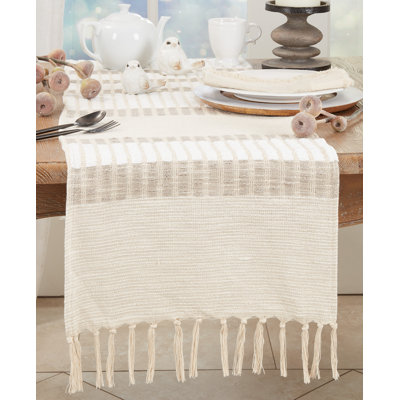Earthy Tones Stripe Table Runner