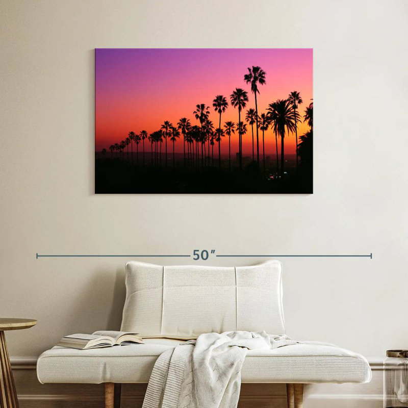 Harnek Los Angeles au crépuscule, H 26 po x l 39 po