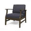Fauteuil club de patio Perla gris foncé-1932457826