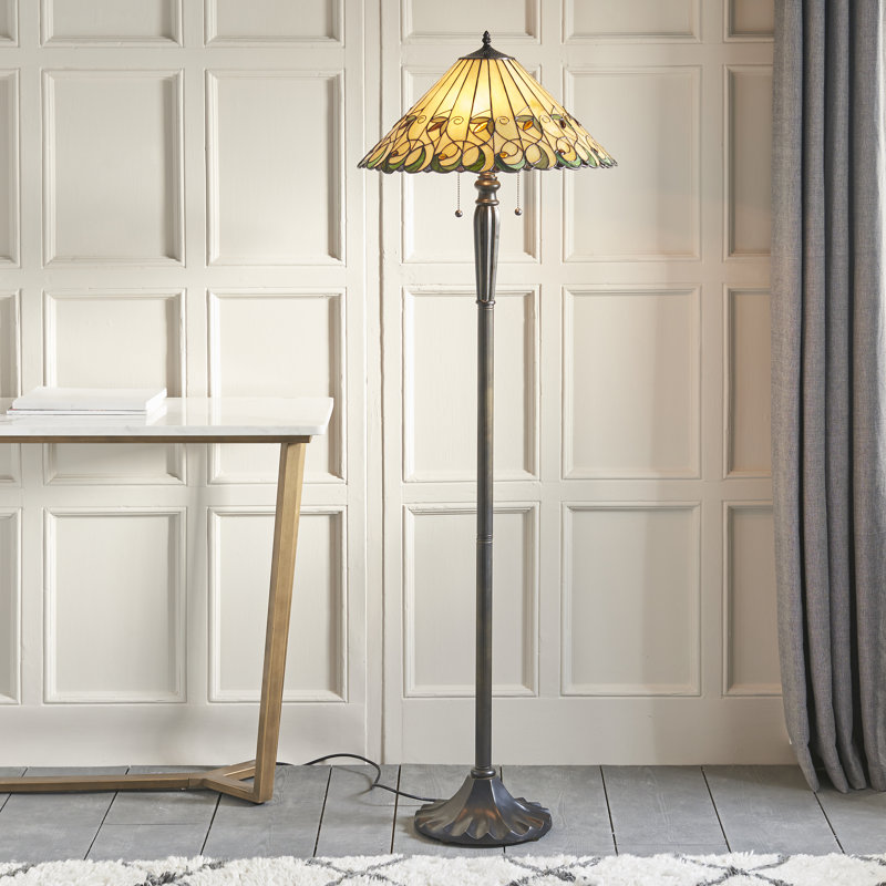 Tematin 157.5cm Dark Bronze Traditional Floor Lamp