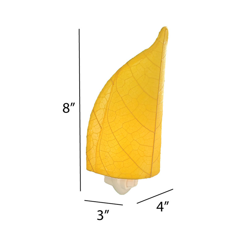 Leaf Night Light, Yellow