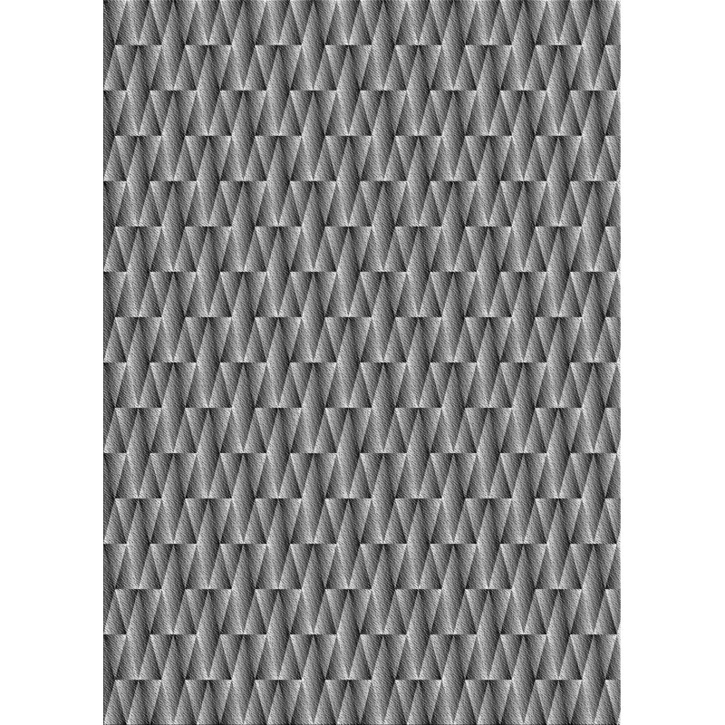 Tapis décoratif à motif géométrique brun Richview, Rectangle 7 pi x 9 pi