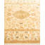 Tapis unique ivoire / beige / orange de 4 pi 1 po x 6 pi 2 po Mogul
