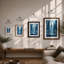 Urban Canyon Art Deco - Framed Print-1182208666-1182208664