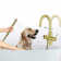 Circular Single Handle Tub Faucet